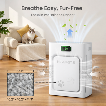 HEAPETS by N3RO™ - Smart Pet Air Purifier & Vacuum
