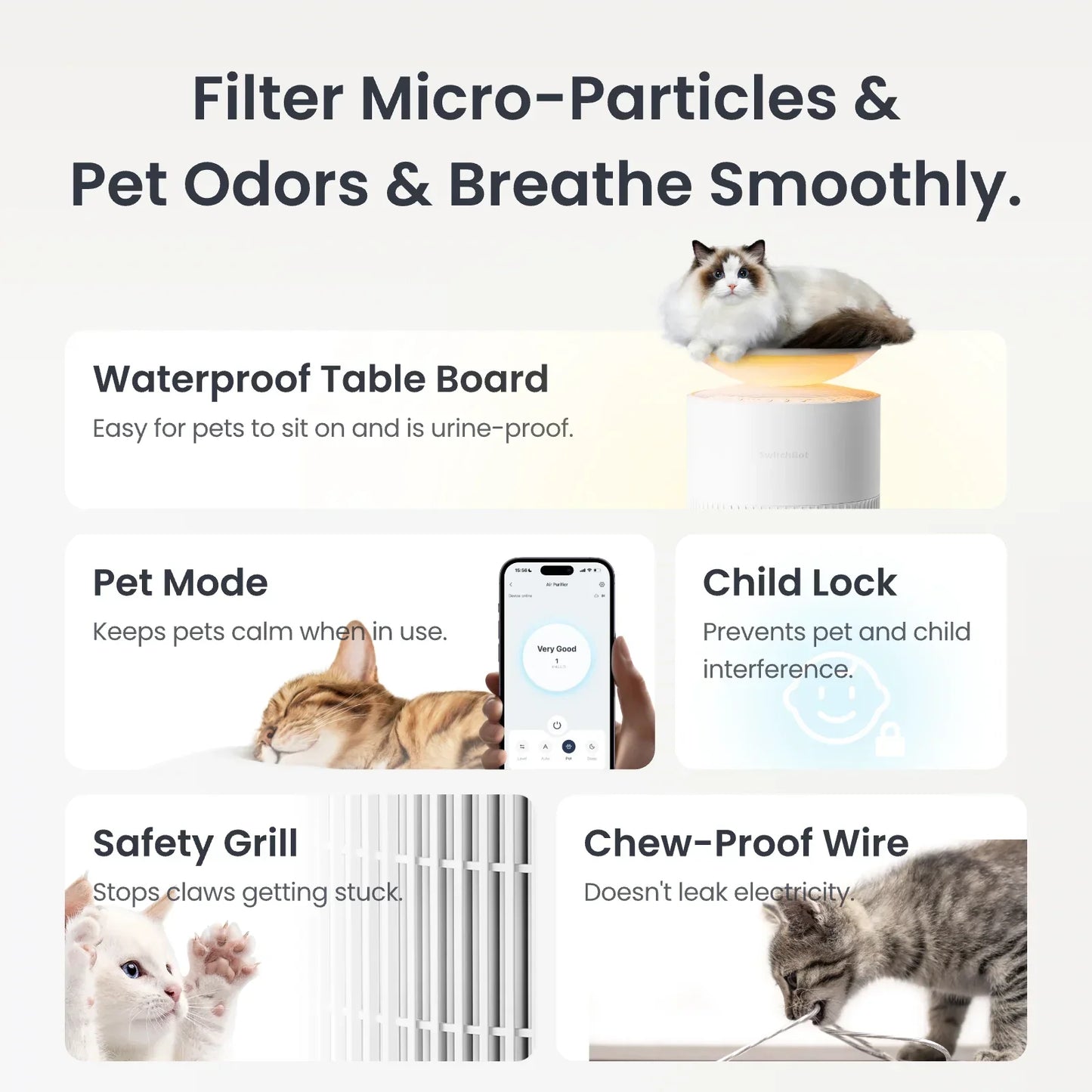 BREATHABLE by N3RO™ - Smart Table & Air Purifier