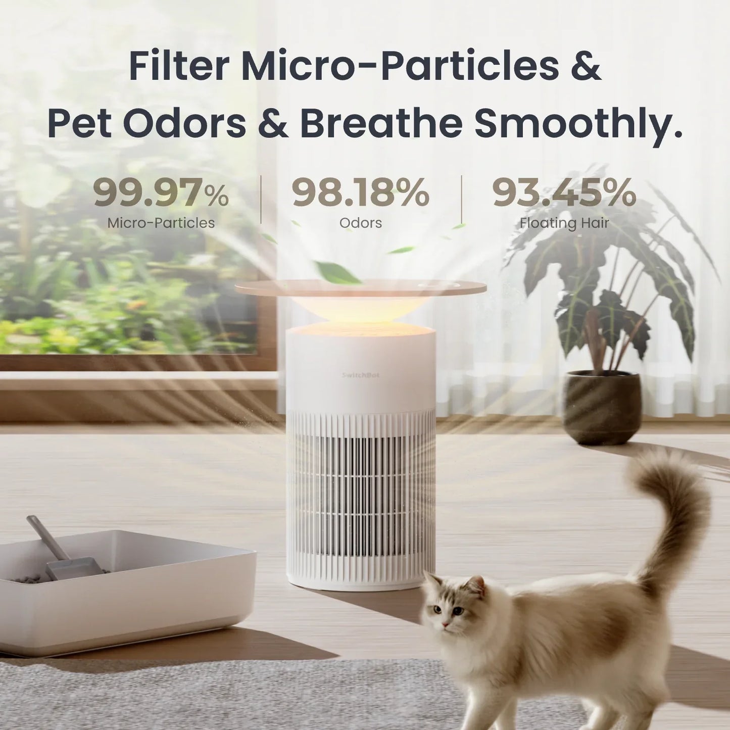 BREATHABLE by N3RO™ - Smart Table & Air Purifier
