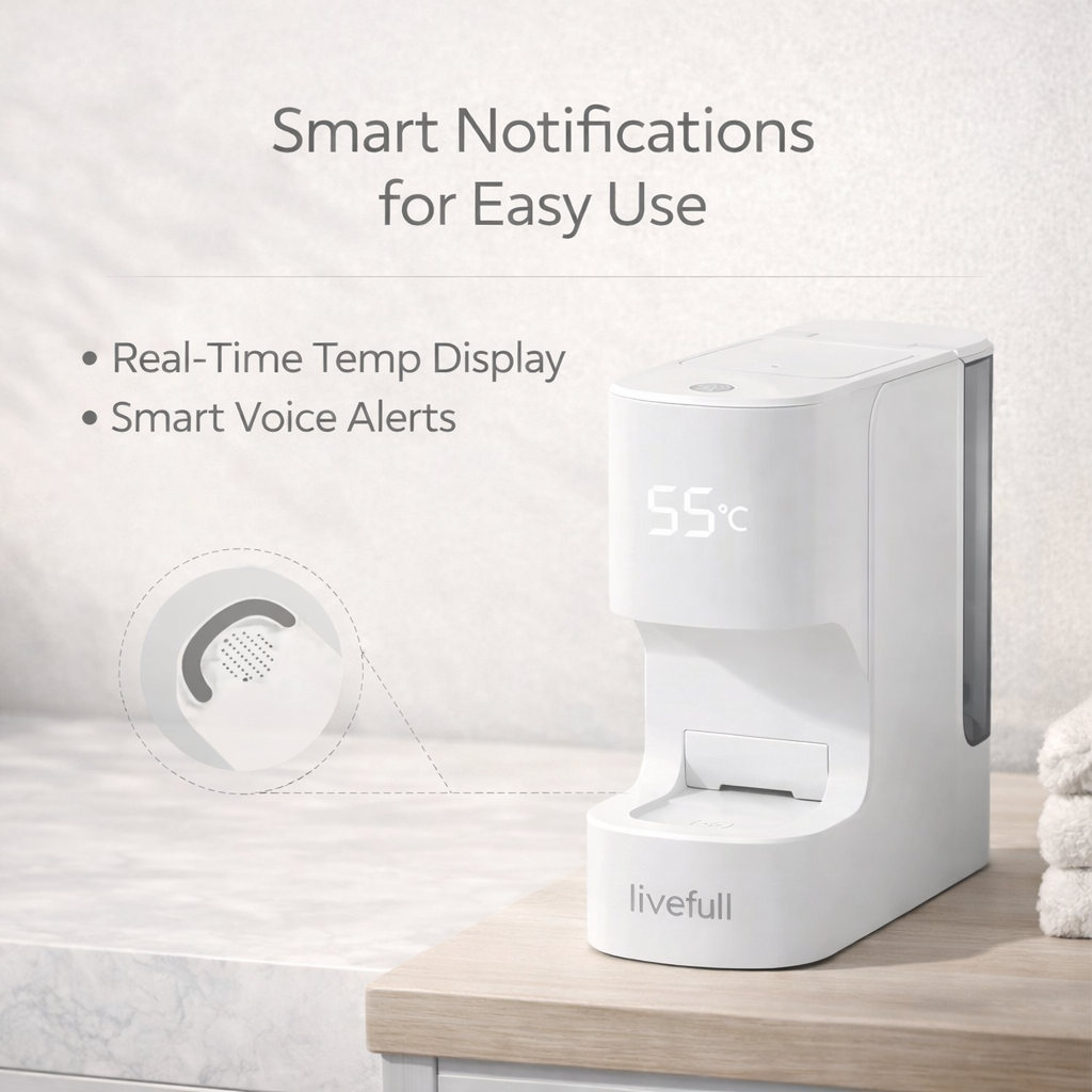 Livefull by N3RO™ - Smart Warm Towel Dispenser