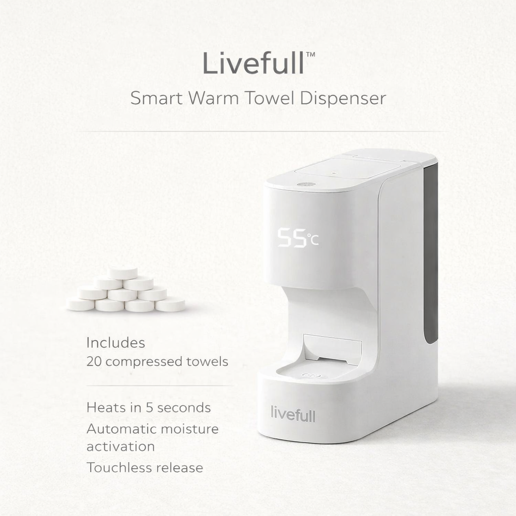 Livefull by N3RO™ - Smart Warm Towel Dispenser
