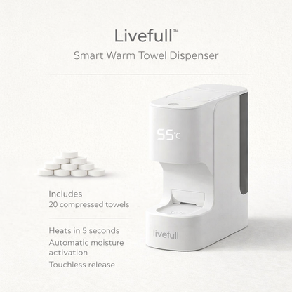 LIVEFULL by N3RO™ - Smart Warm Towel Dispenser